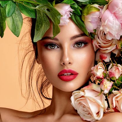 Lippen aufspritzen Berlin - Frau nach ihrer Lippenvergrößerung mit schönen vollen Lippen